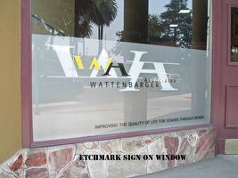 Etchmark Window