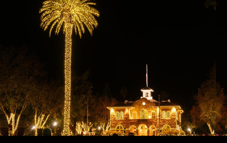 Lighting of Sonoma Plaza